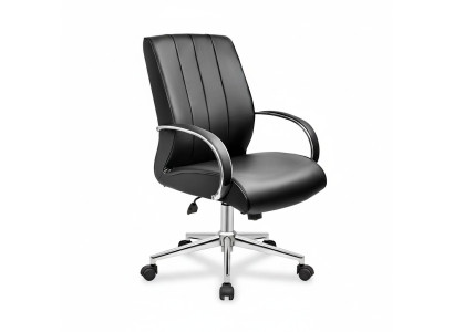 Fauteuil en similicuir Rembourrage Chaise pivotante de bureau Mobilier Chaise de bureau Chaise de direction