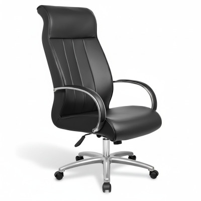 Chaise de bureau pivotante Fauteuil de direction Fauteuil en simili-cuir Rembourrage Chaises informatiques neuf