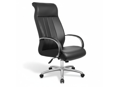Chaise de bureau pivotante Fauteuil de direction Fauteuil en simili-cuir Rembourrage Chaises informatiques neuf