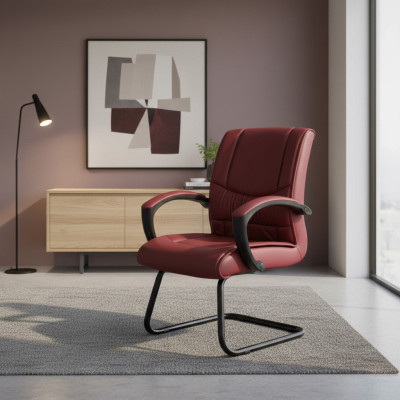Salle d'attente Cabinet d'avocats Mobilier de bureau Chaises en cuir Fauteuil Chaise de conférence