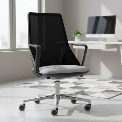 Chaises de bureau noires de luxe Moderne Fauteuil design Meubles de chaises