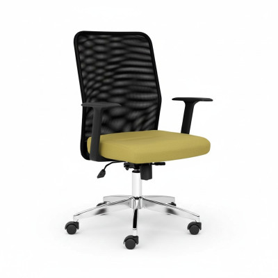 Fauteuil pivotant en textile rembourré Chaises d'ordinateur Mobilier Chaise de bureau Chaise de direction