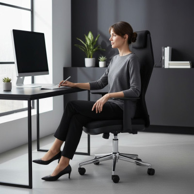 Fauteuil Chaise de conférence Salle d'attente Cabinet d'avocats Chaises en textile Mobilier de bureau