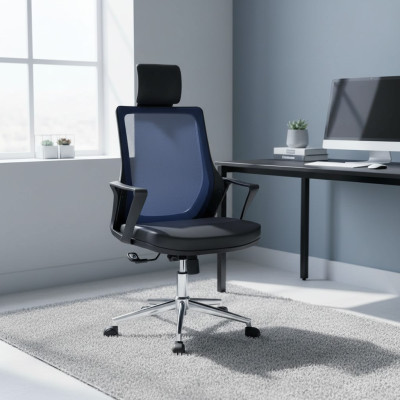 Fauteuil en similicuir Rembourrage Chaises pivotantes pour ordinateur Mobilier Chaise de bureau Fauteuil de direction