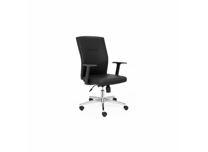 Chaise de jeu de haute qualité moderne en cuir noir Chaise pivotante Chaise de direction Chaise de bureau Neuf