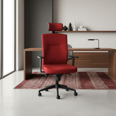 Chaise de jeu de haute qualité moderne en rouge fauteuil pivotant fauteuil de direction fauteuil de bureau neuf