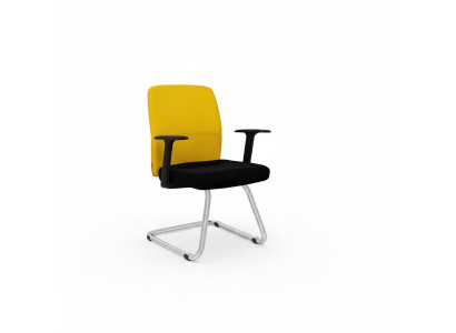 Chaises de luxe modernes capitonnées jaunes Meubles de designer Fauteuil inclinable en textile nouveau
