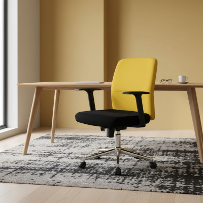 Chaise pivotante moderne Chaise de bureau jaune Chaise de jeu Chaise de bureau Nouvelle chaise nouvelle