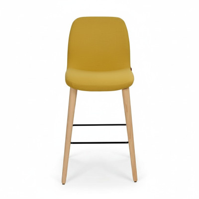 Chaise de salle à manger de luxe Chaises jaunes Design de chaises Fauteuil Meubles Chaise en bois neuve