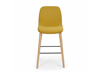 Chaise de salle à manger de luxe Chaises jaunes Design de chaises Fauteuil Meubles Chaise en bois neuve