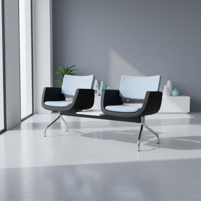 Tabouret de luxe Mobilier moderne Mobilier de salle d'attente Ameublement Siège Mobilier Cabinet médical