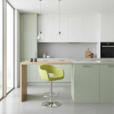 Chaise de bar Tabouret de bar Textile vert Design Chaises de bar Chaises de tabouret de bar nouvelle