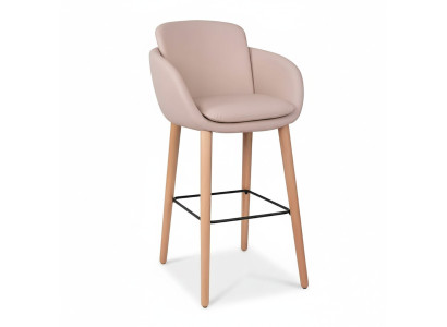 Tabouret de bar Beige en simili-cuir Chaises de bar design Tabouret de bar Chaises de tabouret
