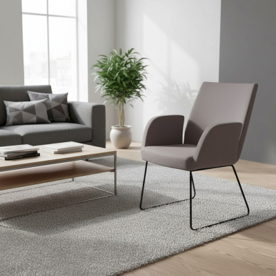 Chaise de bureau de luxe Chaise de bureau neuve Chaise de concepteur en textile Chaise de bureau en métal nouveau