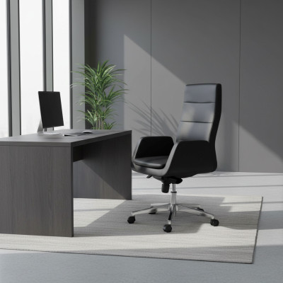Chaise de salle à manger design en bois marron Chaise de luxe à un siège 1 place