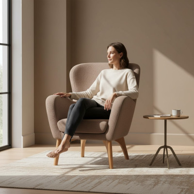 Salon Fauteuil Brauer Relax Seater Tapisserie Fauteuil Club Simple Seater