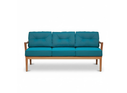 Turquoise Banquette à trois places Banc de salle à manger Banc autonome ottoman