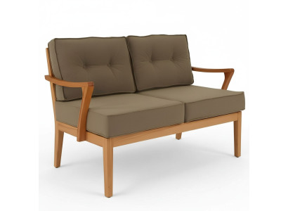 Banc gris Salle à manger moderne Pouf Textile Mobilier de siège de luxe Design