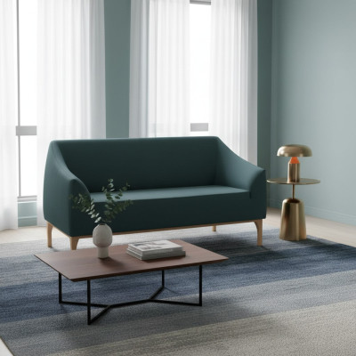 Canapé vert Designer 3 places Tissu de haute qualité pour siège rembourré