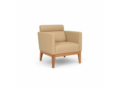 Fauteuil club beige Relax 1 place Fauteuil de designer Fauteuil de salon Seater