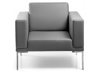 Fauteuil TV gris, fauteuil rembourré design, fauteuil, fauteuil de relaxation une place