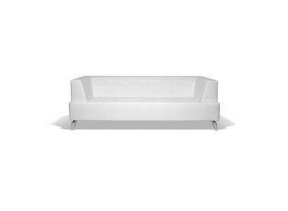 Canapé de luxe blanc 2 places Moderne 2 places Club Sofa Lounge Couch nouveau
