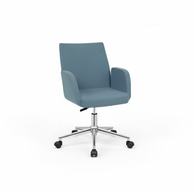 Chaise de bureau bleue, chaise pivotante de bureau design, chaise de direction de luxe nouvellement设计ée