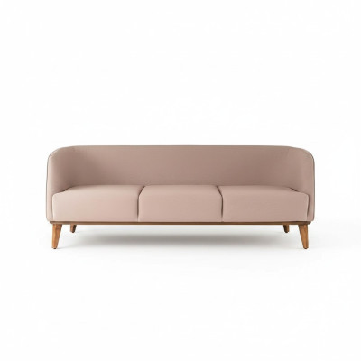 Canapé trois places de luxe en tissu pour le salon, design, trois places