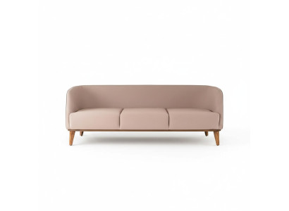 Canapé trois places de luxe en tissu pour le salon, design, trois places