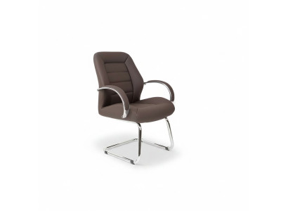 Chaise de bureau en cuir marron moderne chaise de bureau chaise informatique nouvelle