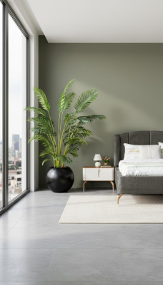 Chambre luxueuse Table de chevet moderne Design moderne et blanc Bois
