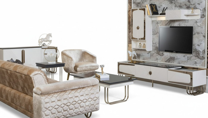 exclusive r armoire de télévision en acier inoxydable étagère murale designer ensemble de salon de luxe