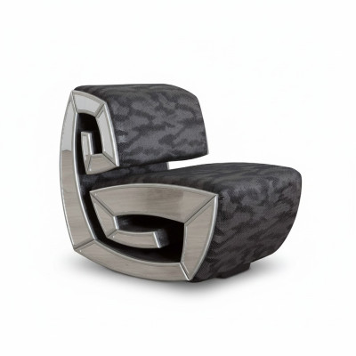 chaise de club design exclusive pour une seule personne, chaise rembourrée, meuble élégant