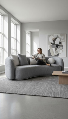 Conception Moderne Canapé 4 Places Rembourré Canapé 4 Places Mobilier Grands Canapés nouveaux Canapés