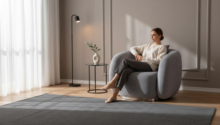 Fauteuil Conception Canapé Canapé Places Textile Salon Club Tapisserie Siège Luxe Détente