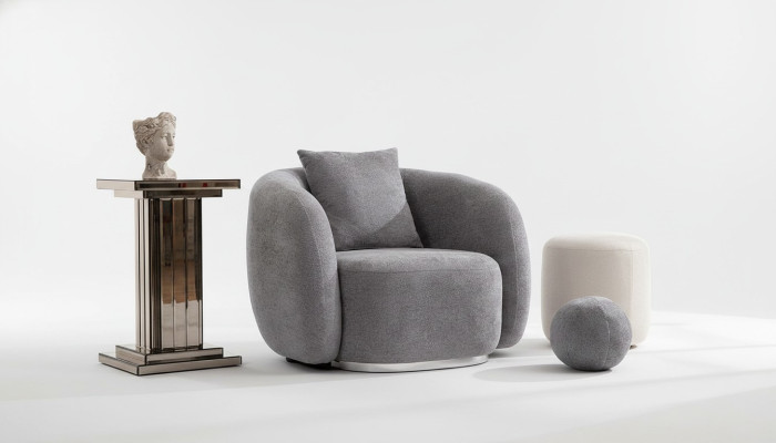 Fauteuil Conception Canapé Canapé Places Textile Salon Club Tapisserie Siège Luxe Détente
