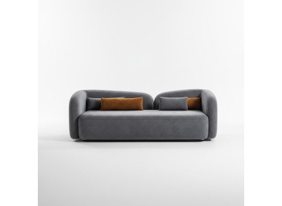 Sofa de salon 3 places Canapé designer Canapés Rembourrage Textile en tissu neuf