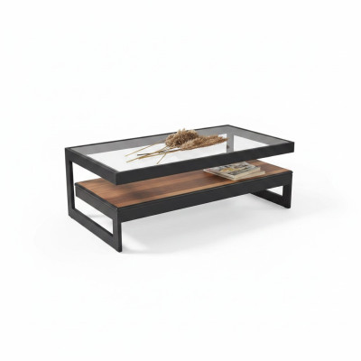 Table basse en bois design   Table basse en verre pour le salon   Table d'appoint pour le salon