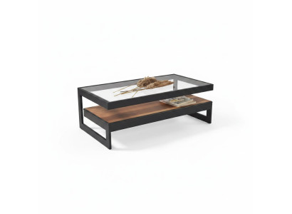 Table basse en bois design   Table basse en verre pour le salon   Table d'appoint pour le salon