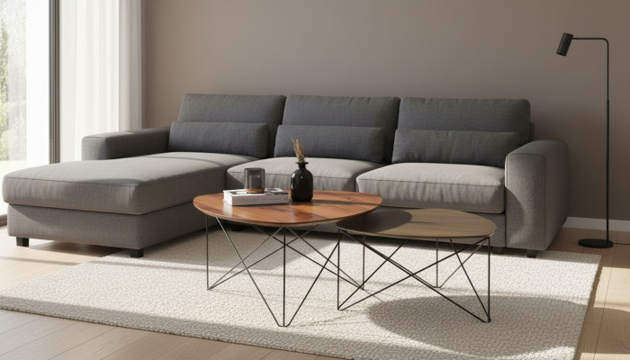 Table basse Table de salon Table de luxe 2x Table d'appoint Table neuve