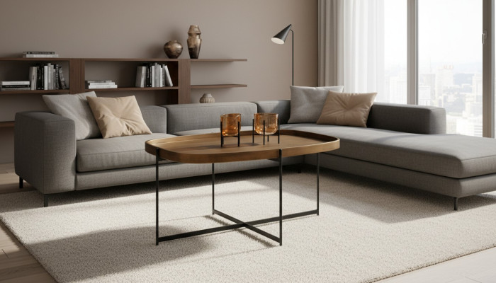 Table basse rectangulaire Table de salon de luxe Tables basses Table d'appoint Table