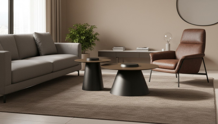 Table basse moderne 2x Table basse Table d'appoint Table de designer Tables Nouveau