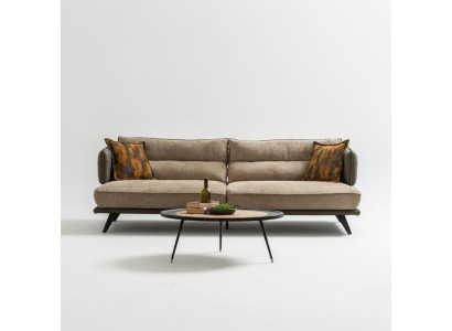 Ensemble de canapés de luxe Canapé 3 places Fauteuil Tissu Moderne Multicolore Ensemble Moderne Nouveau