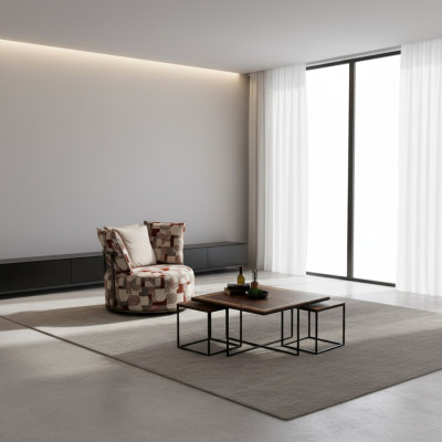 Tissu de design Canapé Multicolore Fauteuil 1 place Canapé Rembourrage Salons Club neufs