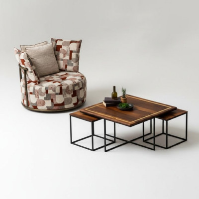 Tissu de design Canapé Multicolore Fauteuil 1 place Canapé Rembourrage Salons Club neufs
