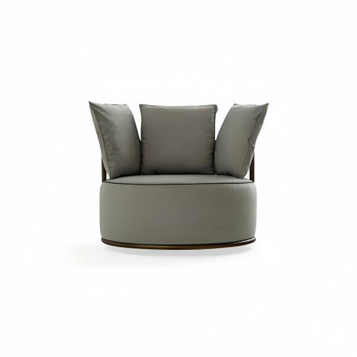 Design de fauteuil moderne Canapé Trois places de luxe Relax Tissu Salon Rembourrage neuf