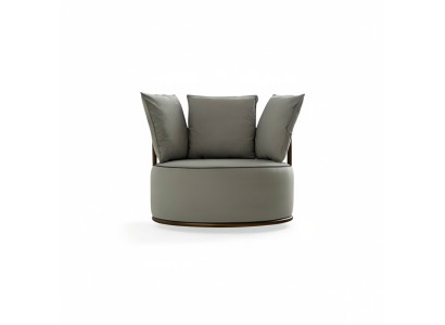Design de fauteuil moderne Canapé Trois places de luxe Relax Tissu Salon Rembourrage neuf
