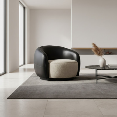 Conception de fauteuil moderne Sofa en tissu de siège de luxe détente Textiles Lounge tapisserie nouvelle