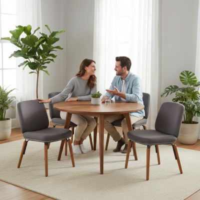 Chaise de salle à manger Moderne Salle à manger neuve 4x chaises Mobilier de luxe Design