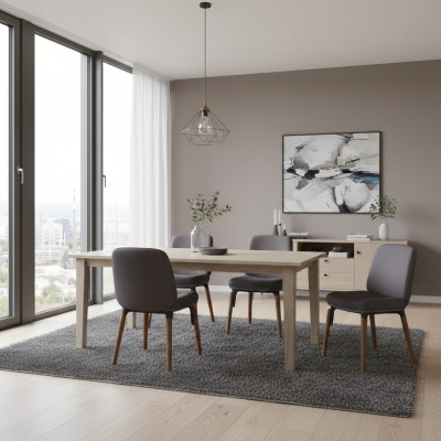 Chaise de salle à manger Moderne Salle à manger neuve 4x chaises Mobilier de luxe Design